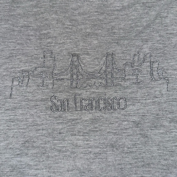 San Francisco Crop Top- Love Peace & Lazy Days - Picture 2 of 5